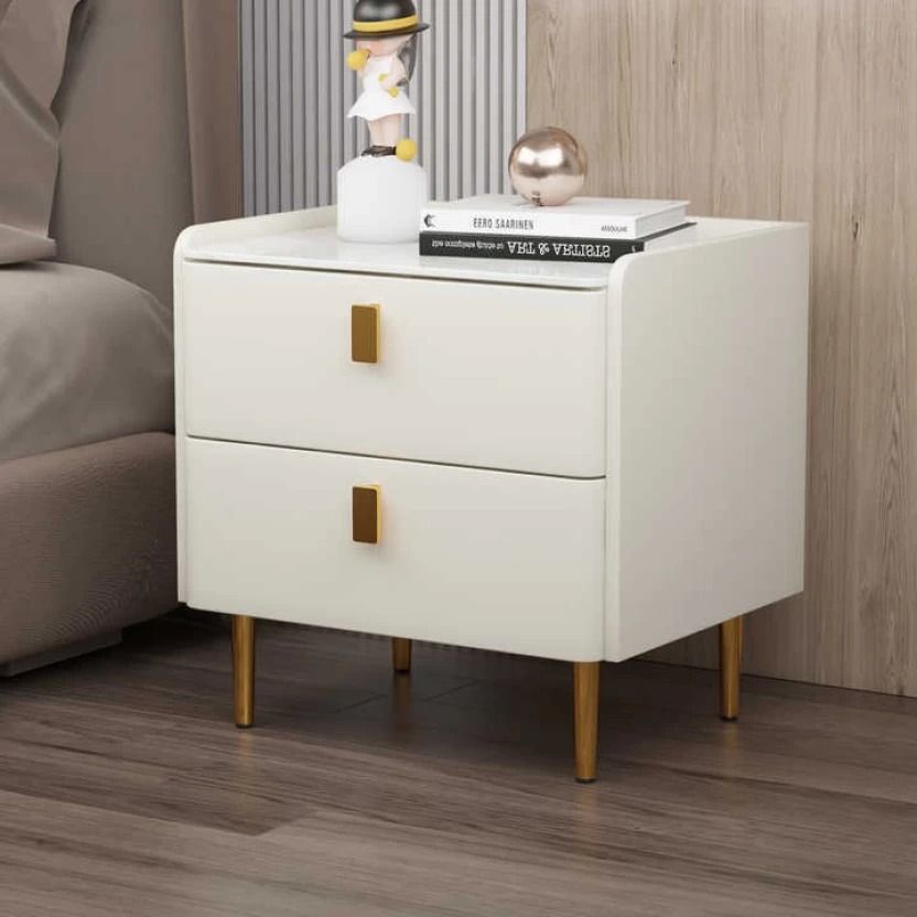 LBM Set Of 2 Solid Wood Bedside Table