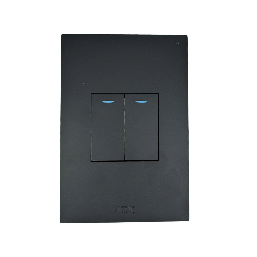 ACDC - Black Orion 2-Lever 1-Way Switch (Pre-Assembled)