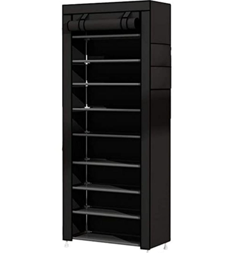 9-Tier Covered Shoe Rack