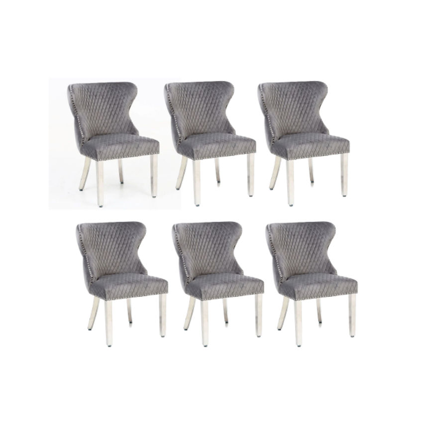 KC Furn- Nadia  Set of 6 Dining Chairs