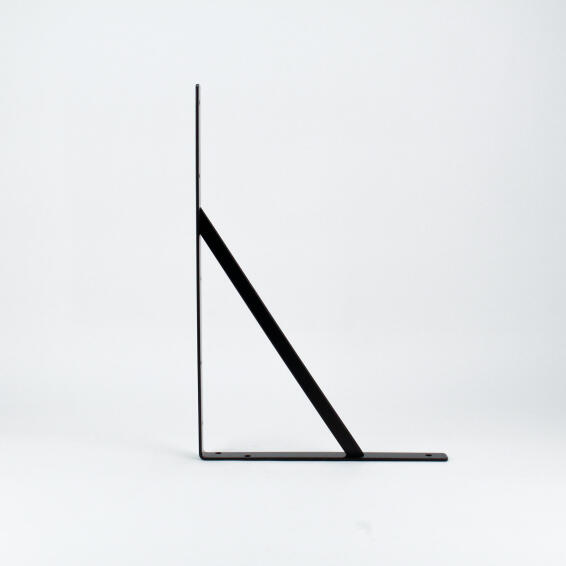 Heavy Duty Stayed Bracket Black 500X330mm