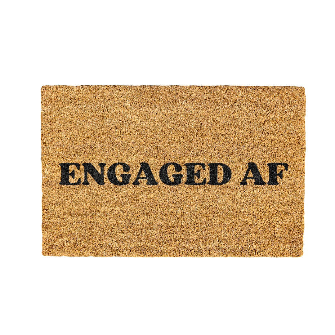 Enagged AF Coir Doormat Design 700 x 400 mm