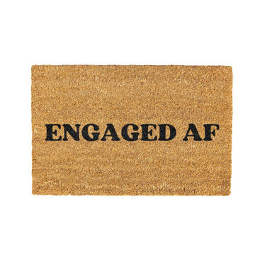 Enagged AF Coir Doormat Design 700 x 400 mm