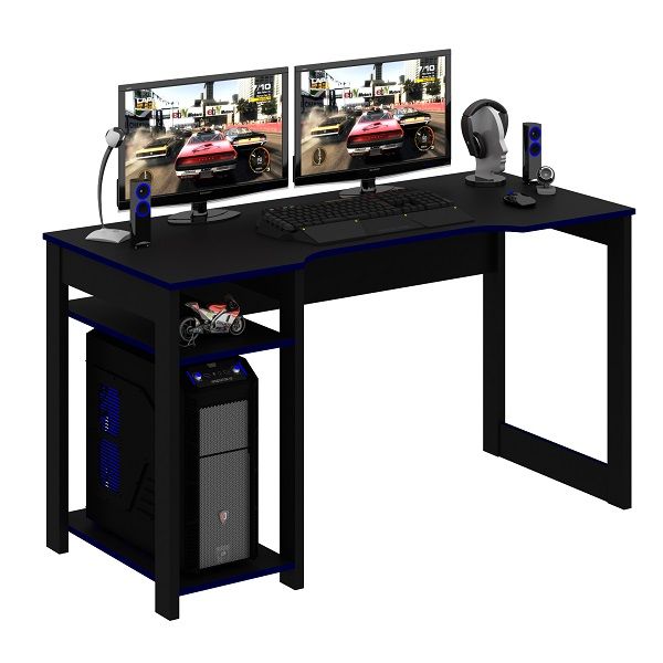 Linx Gaming Desk Black/Blue