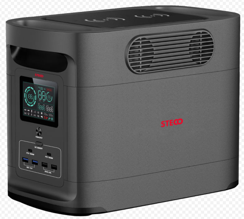STECO FAST CHARGING PORTABLE POWER STATION 1500W