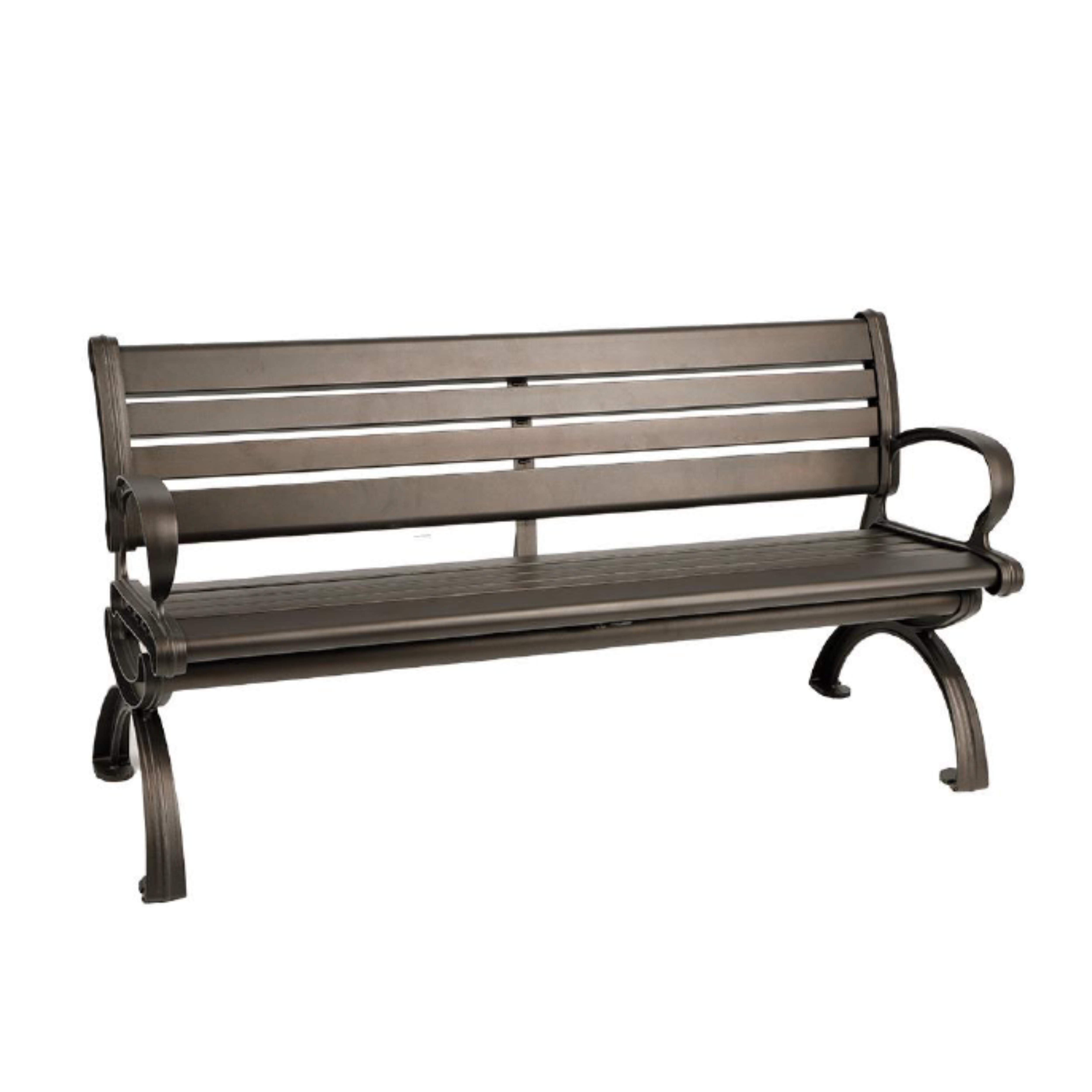 3 Seater Park Bench - Copper