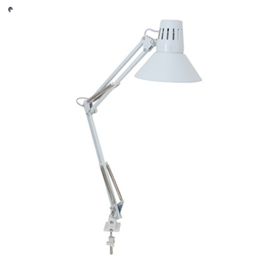 Study Adjustable Desk Clamp White
