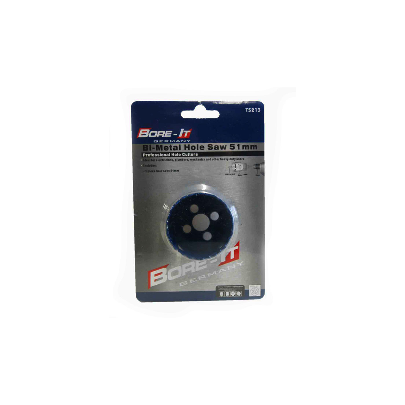 Bore-it - Hole Saw - Bi-metal - 51mm - 4 Pack