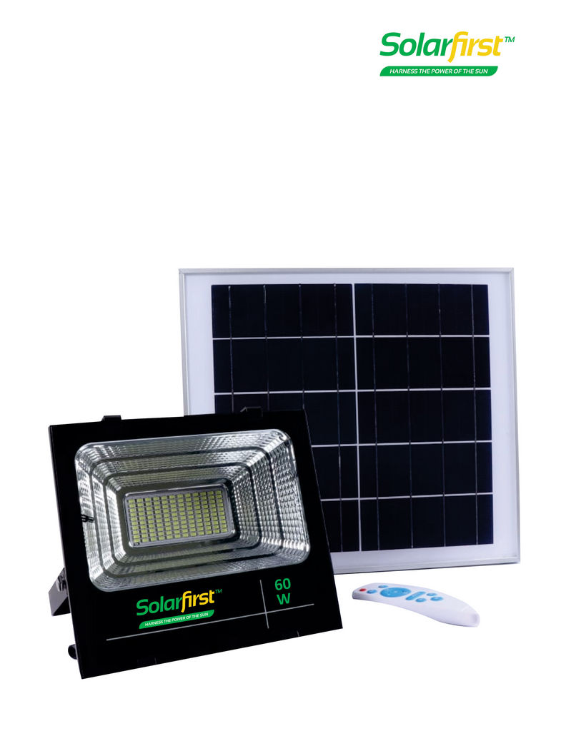 Solarfirst 60W Solar Premium Flood Light