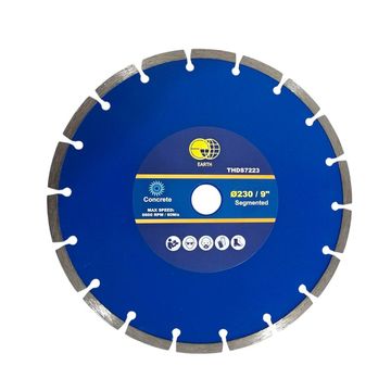 EARTH Segmented Diamond Cutting Blade - 230mm for Concrete