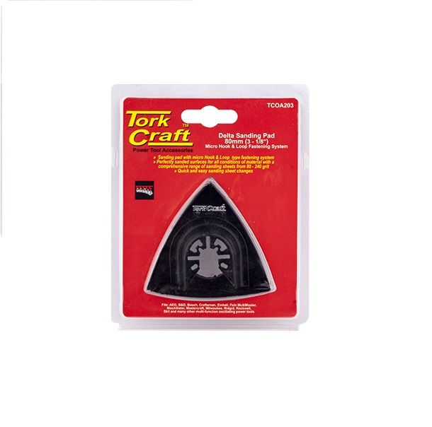 Tork Craft - Quick Change Base & Arbor 80mm Hook and Loop - 2 Pack