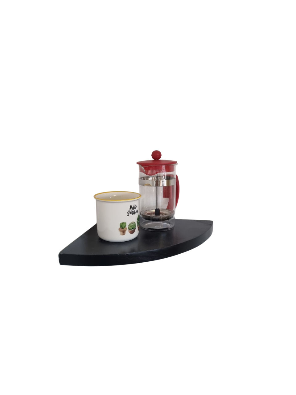 CTS Corner Floating Shelf Black
