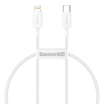 Baseus Superior Series Fast Charging Data Cable Type-C to iP PD 20W 0.25m - White