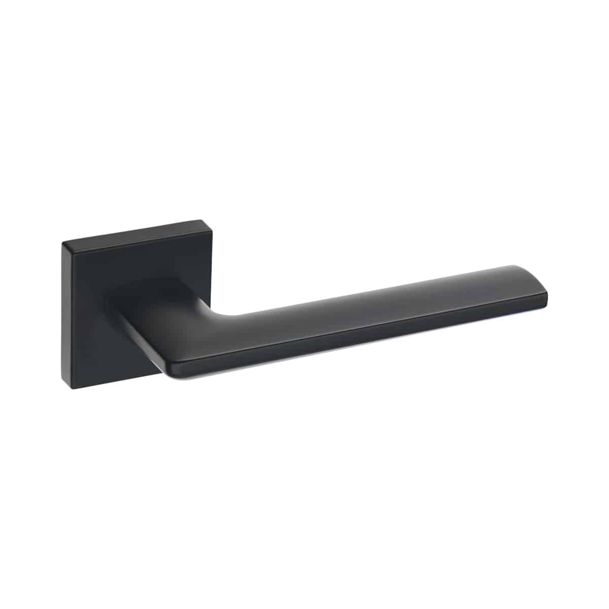 LINEAR DOOR HANDLE MATT BLACK SQU ROSE