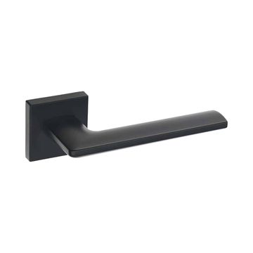LINEAR DOOR HANDLE MATT BLACK SQU ROSE