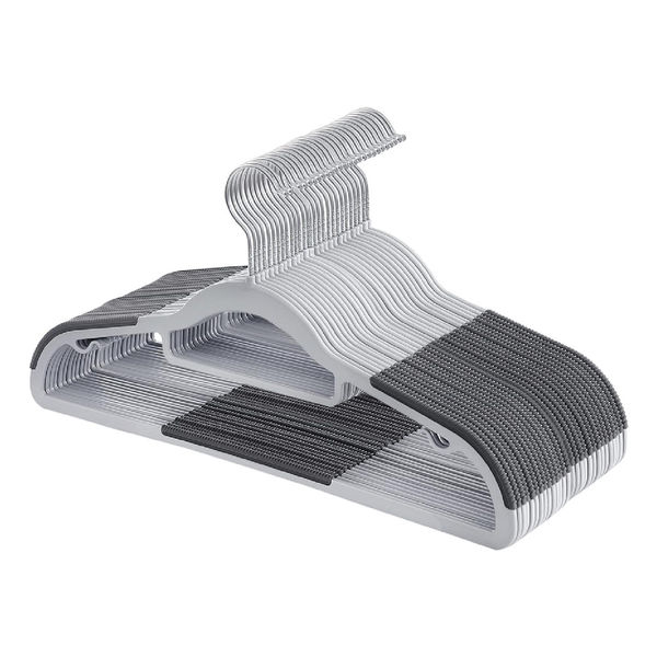 30 x Heavy-Duty Velvet Non-Slip Hangers – Space-Saving Clothes Rack