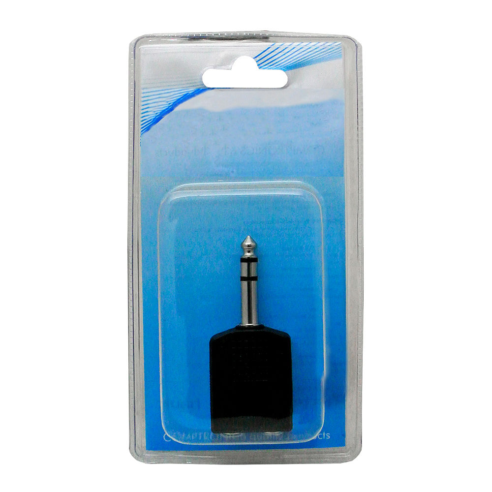 Adaptor 6.3mm Stereo Male to 2 x 6.3mm Female