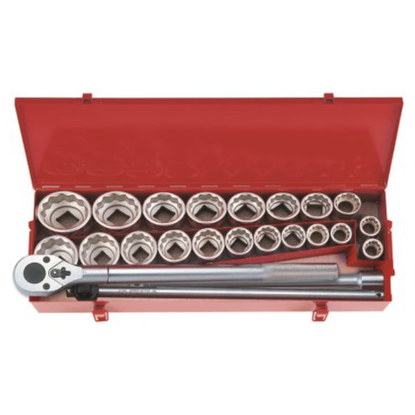 King Tony - Socket Set 26 Piece 3/4" Combination Metric And S.A.E