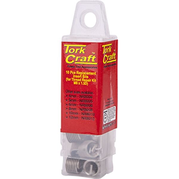 Thread Repair Kit M8 X 1.5D Replacement Inserts 10Pce
