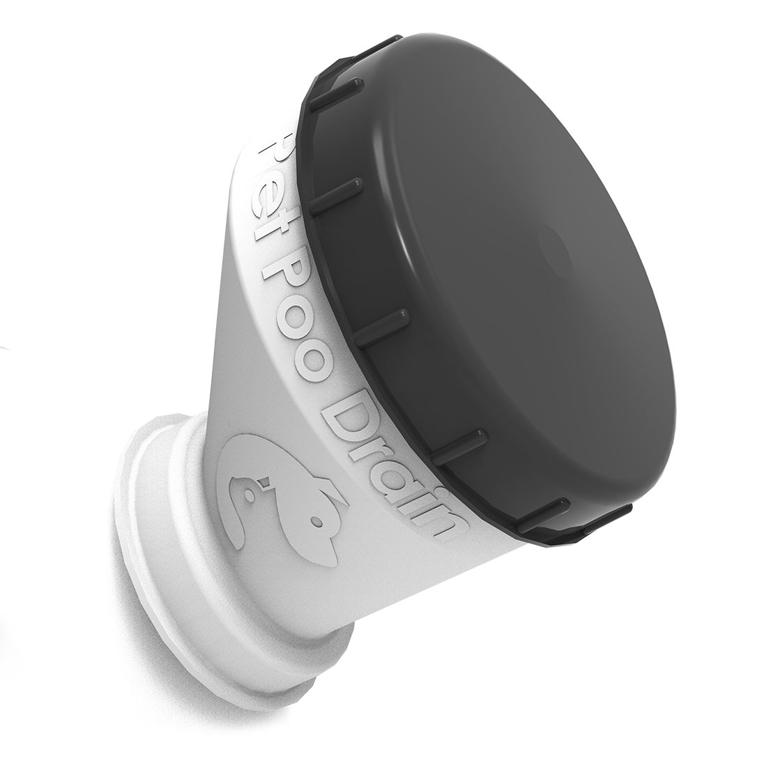 Pet Poo Drain-Natural White
