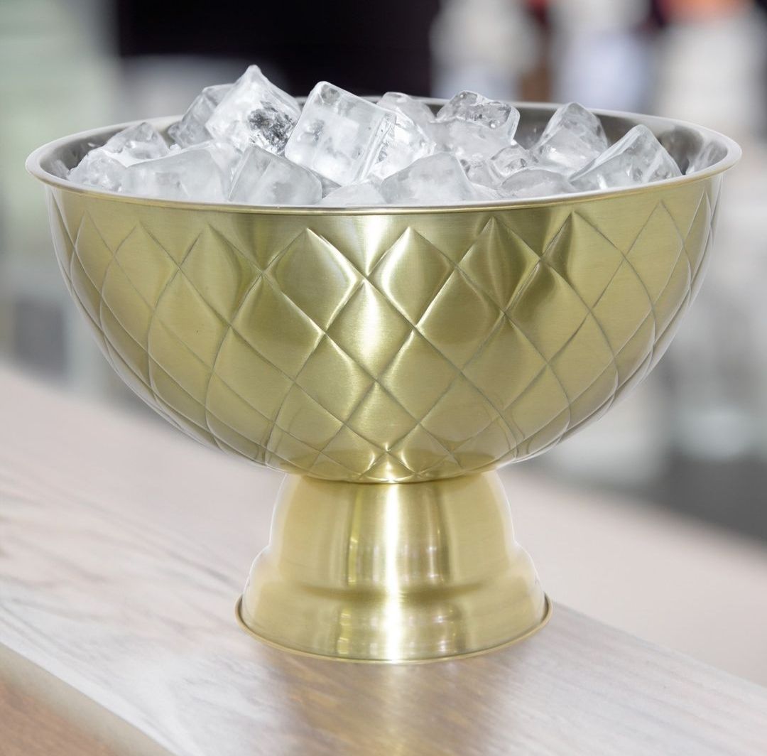 Gold Pattern Ice Bucket 13L
