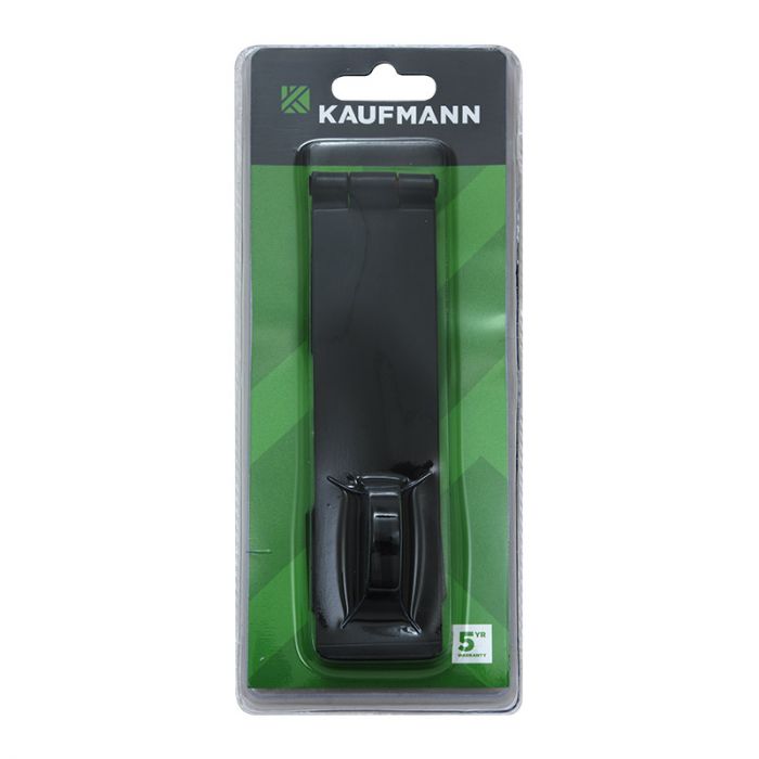 Kaufmann - Hasp & Staple Japan 152mm Black - 6 Pack