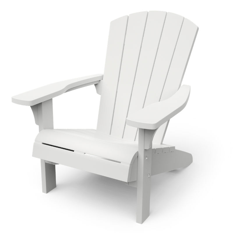 KETER Troy Adirondack Chair - White