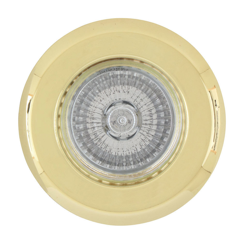 Eurolux - Straight - Downlight - 85mm - Polished Brass - 6 Pack