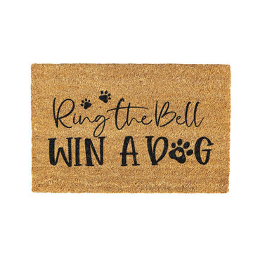 Ring the bell Coir Doormat Design 700 x 400 mm