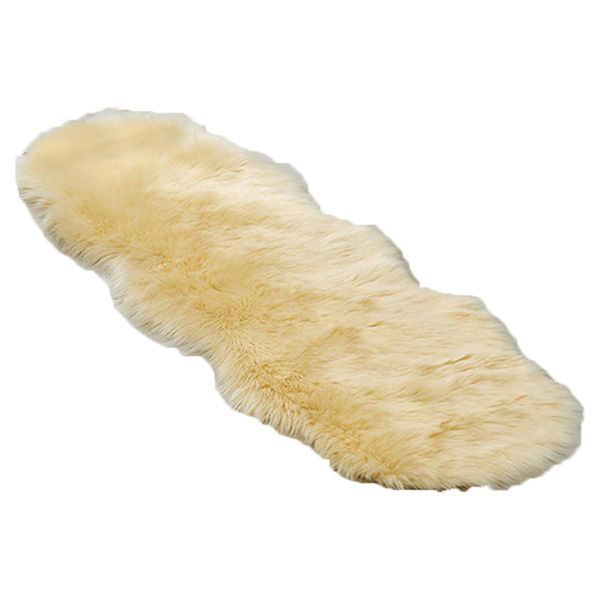 Faux Fur Rug (60cm x 1.80m) - Cream