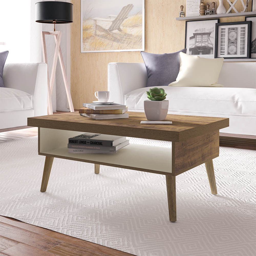 Click Furniture Lucca Coffee Table Pine