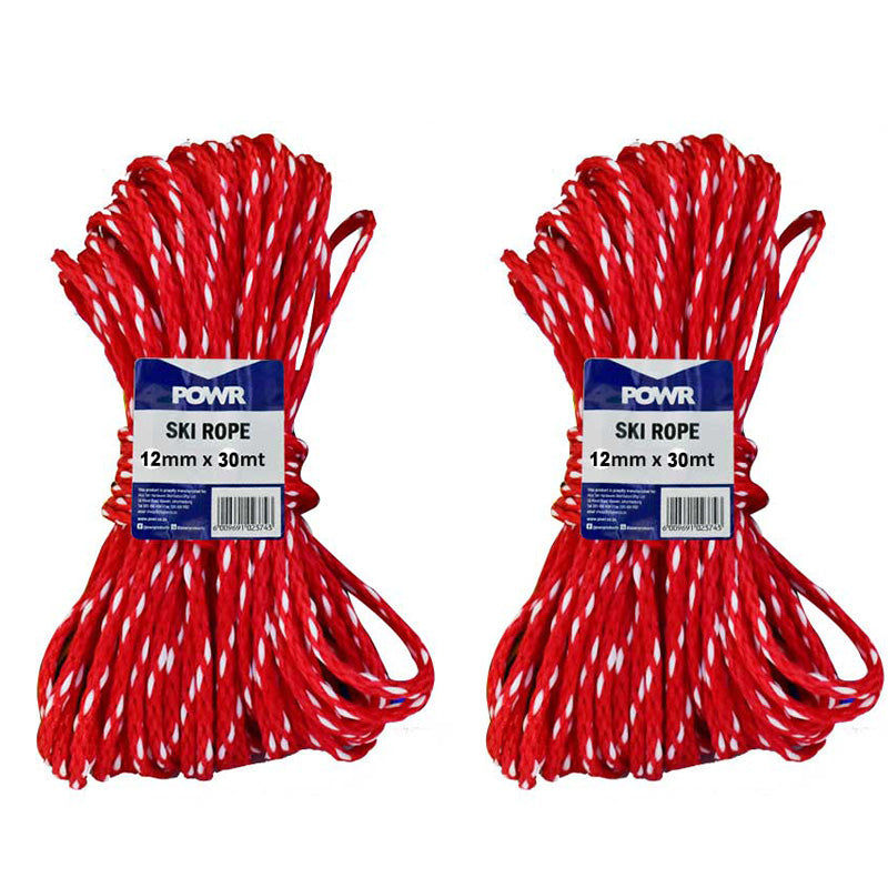 POWR Ski Rope Hanks 12mm x 30M ( 2 Pack )
