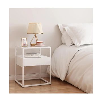 WOODLY Athens Side Table - White