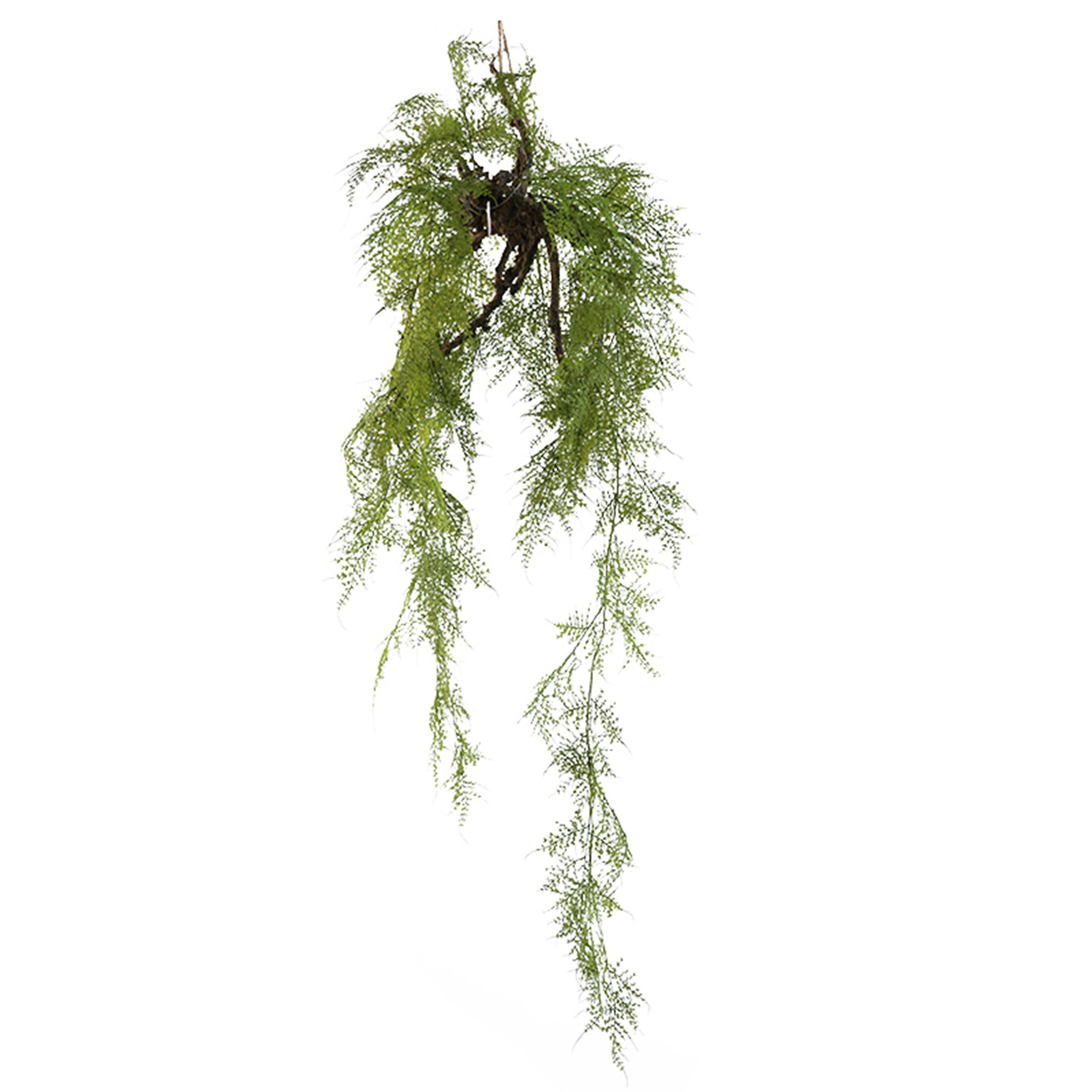 HouzeComfort Artificial Hanging Fern Pot Planter and Decor Plant