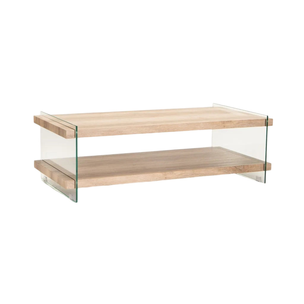 Vividitto - Juju 110x55 8mm Tempered Glass Coffee Table