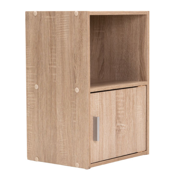 CYRUS 1 DOOR PEDESTAL - OAK