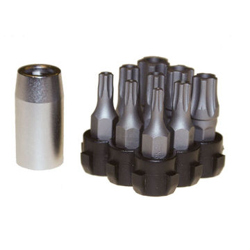 10PC 1/4inch Drive Tpx Bits Set 5 Wing