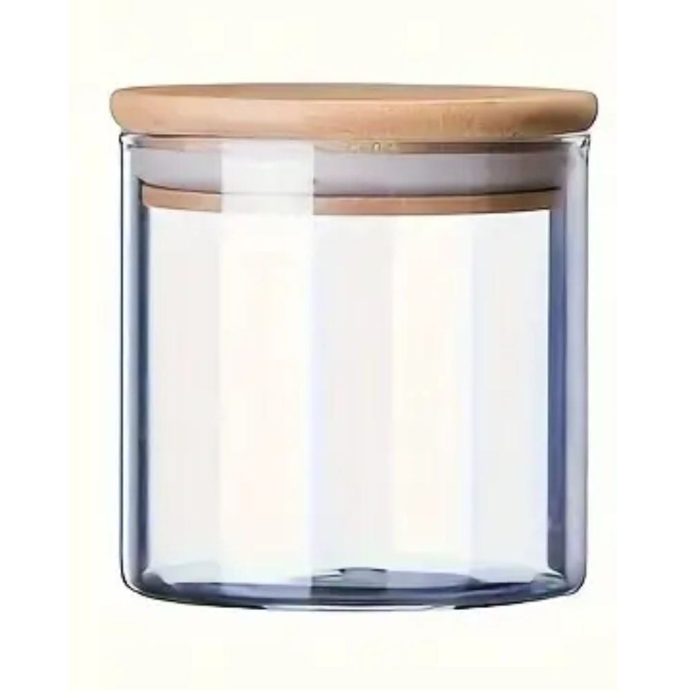 Crystal Nest Jar with Bamboo Lid 550ml - Fine Living