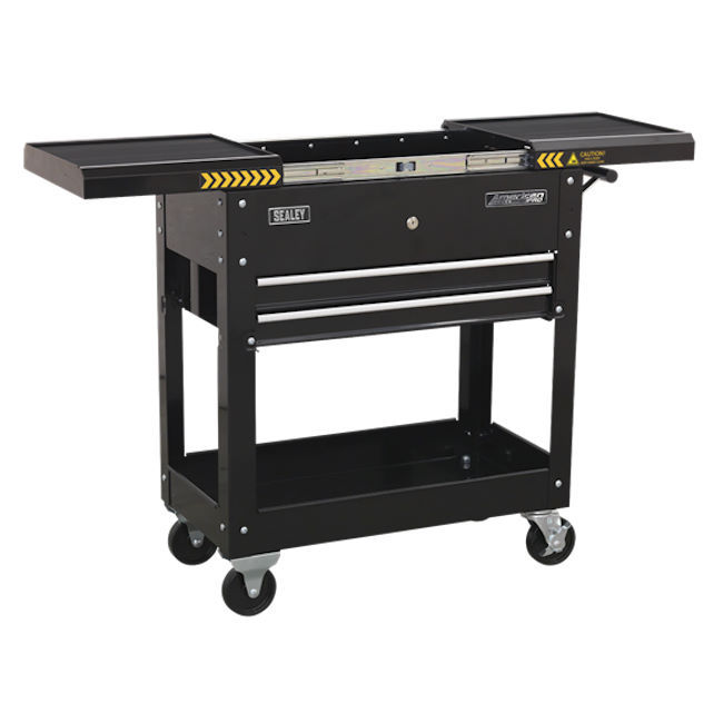 Mobile Tool & Parts Trolley - Black Sealey