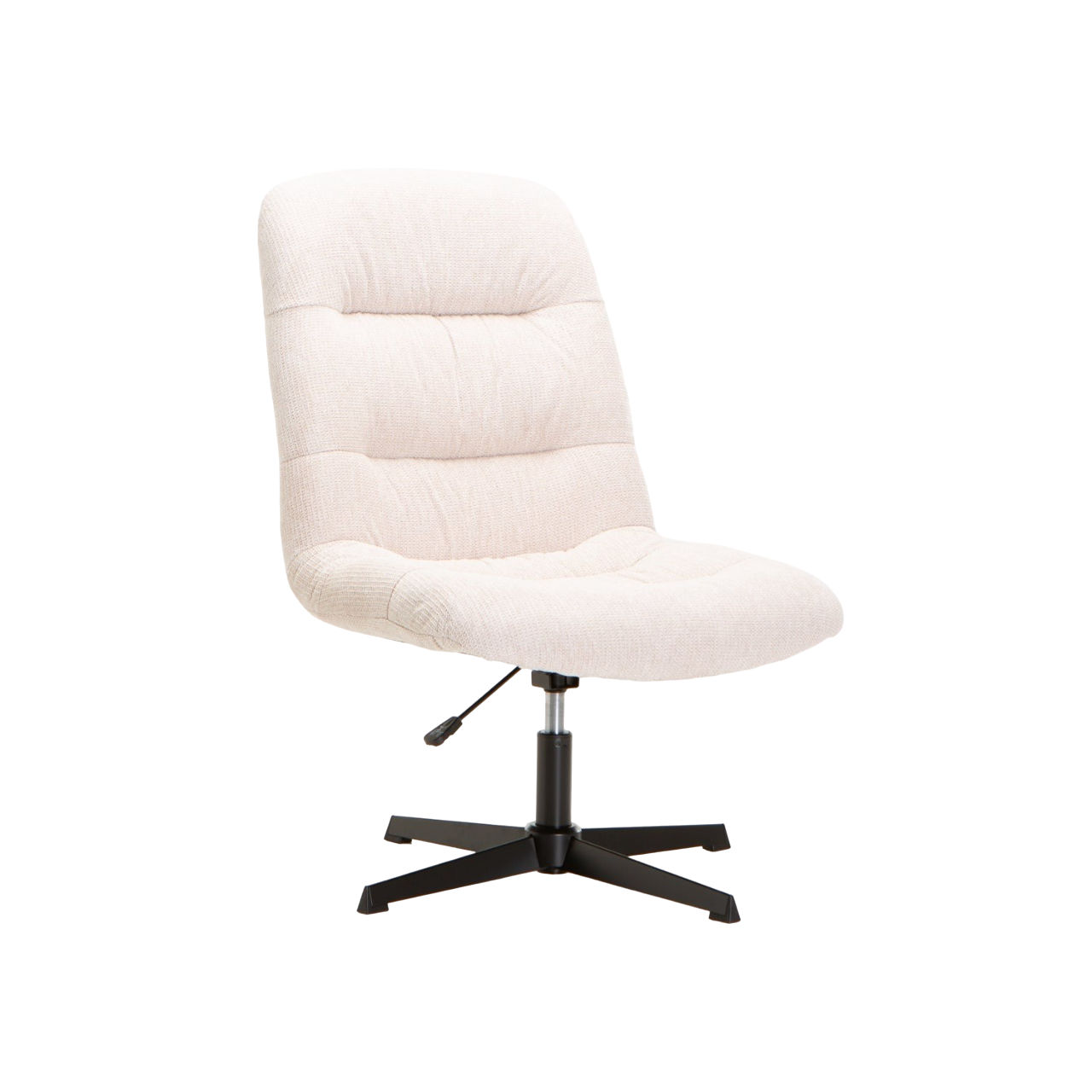 Vividitto - Trusha Fabric Chair With Swivel - Oatmeal