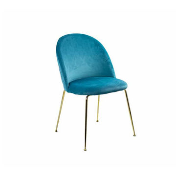 Vividitto - Occasional Velvet Chair - Turquoise