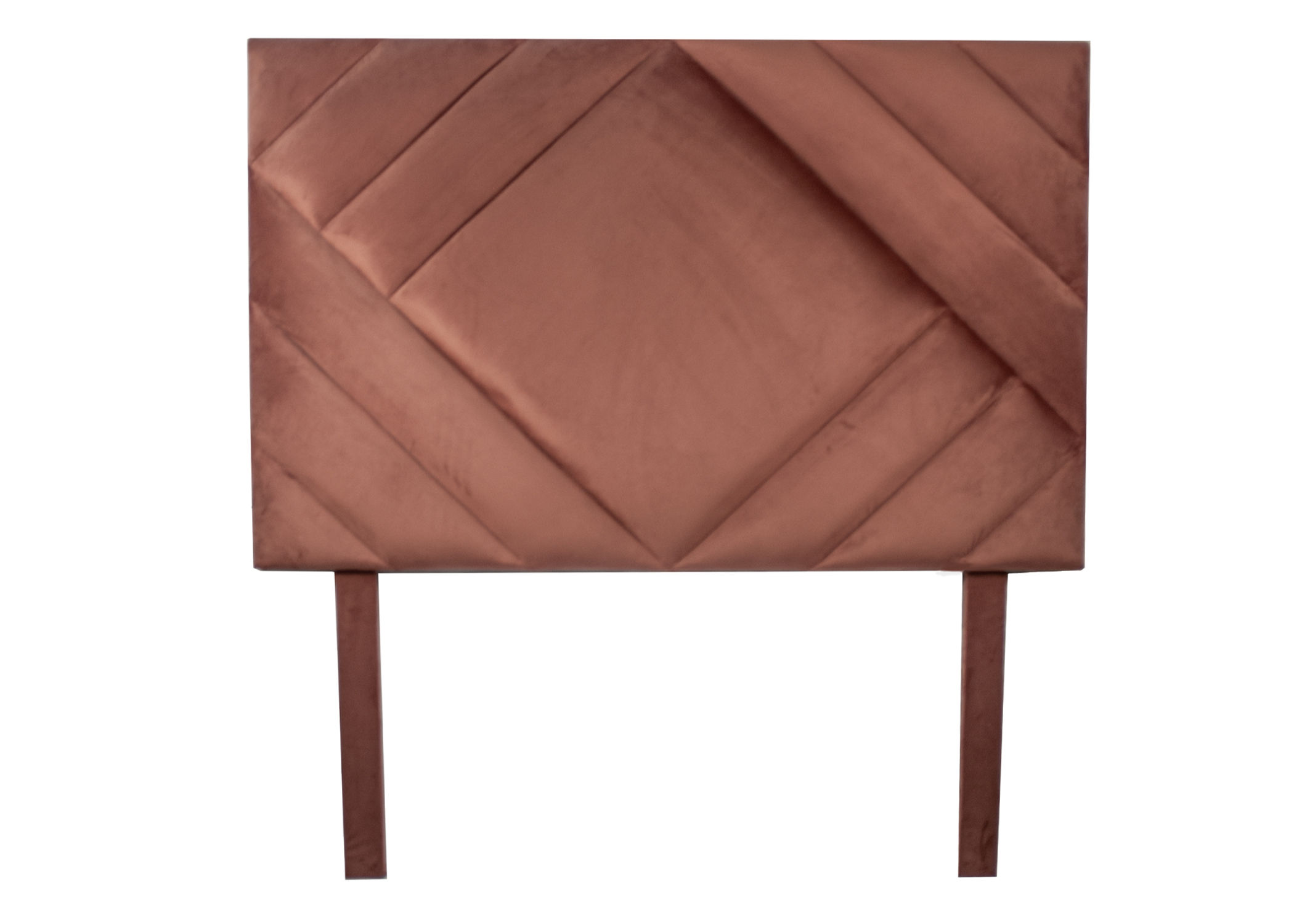 Bryndis Diagonal Panel Headboard Pink Double