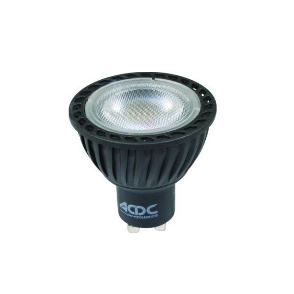 230VAC 5W Cool White LED Spot Light GU10 Black