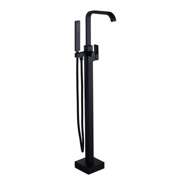 HOMZ BLACK LUXURY FREESTANDING BATHTUB FAUCET