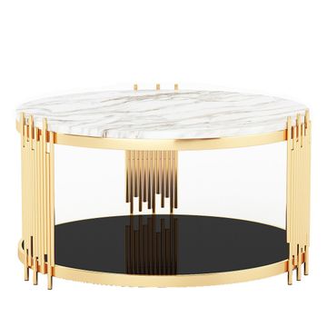 KC FURN-Sophia Marble Coffee Table