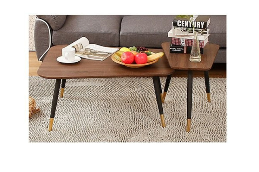 QandAHome-Walnut Nesting Tables