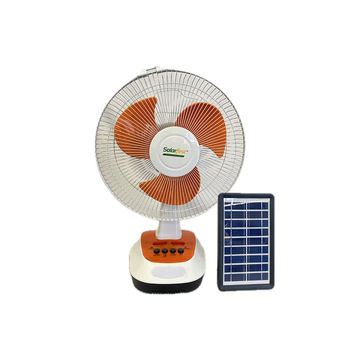 Solarfirst 3W Solar Fan with Lighting and Phone Charging