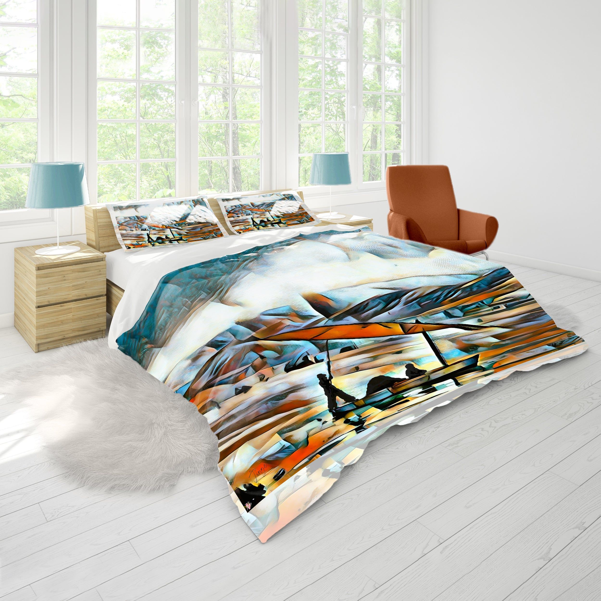 Reflecting Duvet Cover Set By Jinge for Fifo Queen | LEROY MERLIN South ...