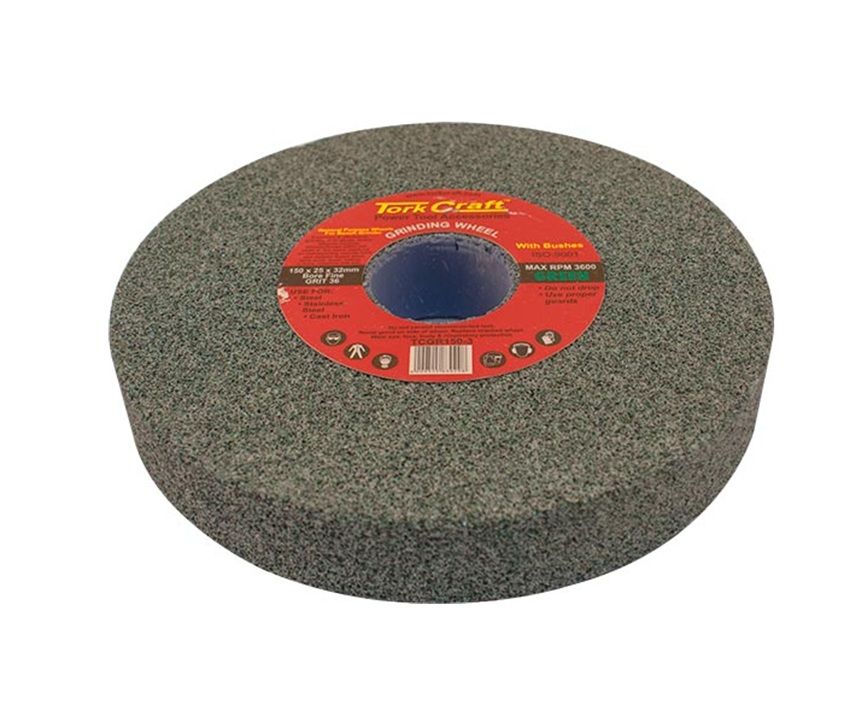 Tork Craft - Grinding Wheel 150x25x32MM Bore Coarse 36Gr - 2 Pack