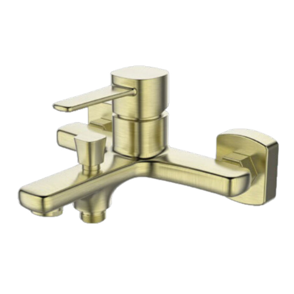 BRUSHED BRASS BATH MIXER SET | LEROY MERLIN South Africa